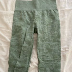 Sage Green Camo Leggings